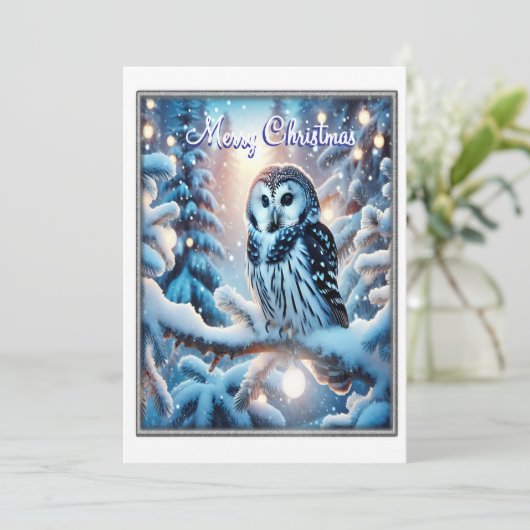 Schönes Schüssel im Winter Wunderland Weihnachten (Stehend Vorderseite)