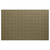 Schönes Schwarz-Gold-Paisley-Muster Stoff (Yard (91,4 cm))