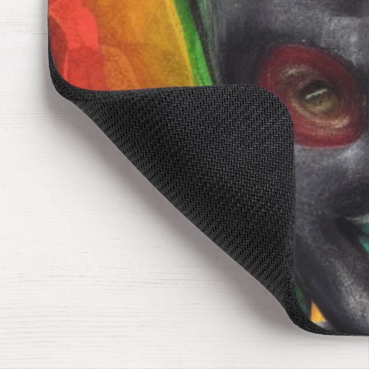 Schönes Schwarz Mousepad (Ecke)