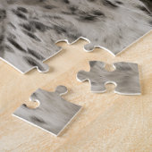 Schönes Schwarz-Weiß Appaloosa Pferd Puzzle (Seite)