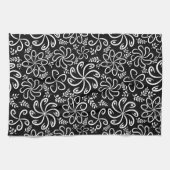 Schönes Schwarz-Weiß-Handtuch Handtuch (Horizontal)
