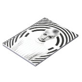 Schönes Schwarz-Weiß-Portrait Notizblock (Linke Seite)