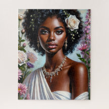 Schönes Schwarze Rose Portrait