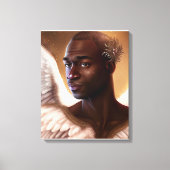 Schönes schwarzes Afrika Leinwanddruck (Vorderseite)