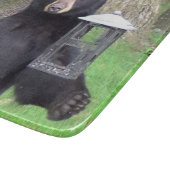 Schönes Schwarzes Bärenglas Schneidebrett (Ecke)