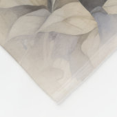 Schönes schwarzes Labor Fleecedecke (Ecke)