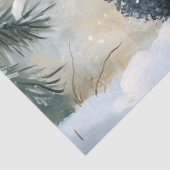 Schönes schwarzes Lamm mit rotem Scarf Decoupage Seidenpapier (Detail)