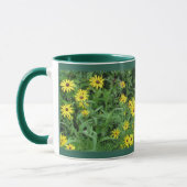 Schönes schwarzes mit Augen Susans Tasse (Links)