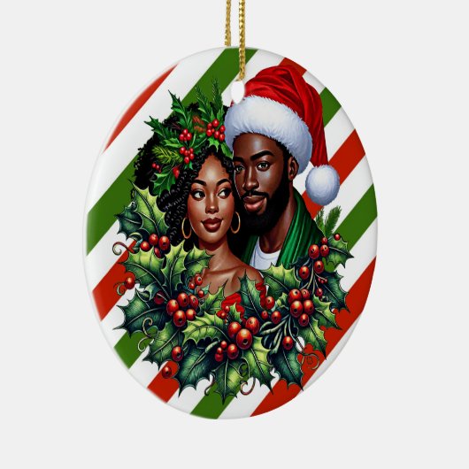 Schönes Schwarzes Paar Holstmauerwerk Keramik Ornament (Rechts)