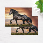 Schönes Schwarzes Pferd (Schreibtisch)