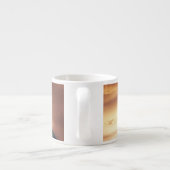 Schönes Schwarzes Pferd Espressotasse (Rückseite)