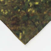 Schönes Schwarzes Pferd Fleecedecke (Ecke)