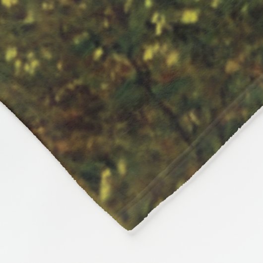 Schönes Schwarzes Pferd Fleecedecke (Ecke)