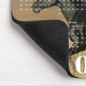 Schönes Schwarzes Pferd im Sonnenuntergang 2024 Ja Mousepad (Ecke)