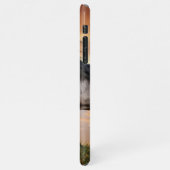 Schönes Schwarzes Pferd iPhone Hülle (Linke Seite)