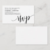 Schönes Schwarzes Skript, UAWG response, Begleitkarte (Vorne/Hinten)