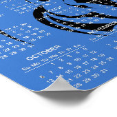 Schönes Schwarzpferd 2024 Kalenderposter Poster (Ecke)