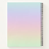 Schönes Schwarzpferd mit Aquamarinen Blume Notizblock (Rückseite)