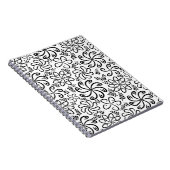 Schönes Schwarzweiß-Notebook Notizblock (Rechte Seite)