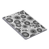 Schönes Schwarzweiß-Notebook Notizblock (Rechte Seite)