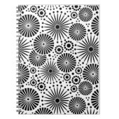 Schönes Schwarzweiß-Notebook Notizblock (Vorderseite)