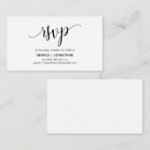 Schönes Script, Black, Celebration UAWG response Begleitkarte (Vorne/Hinten)