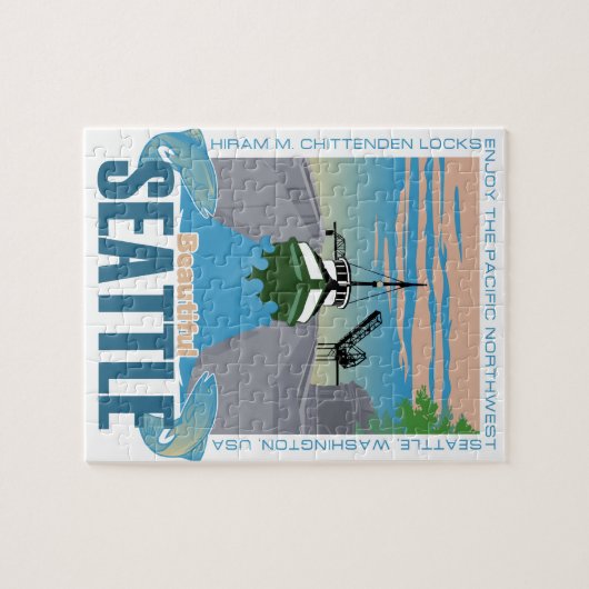 Schönes Seattle Puzzle (Horizontal)