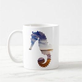 Schönes Seepferd-Geschenk für Kaffeetasse