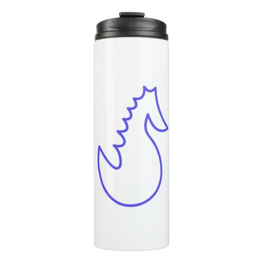 Schönes Seepferd Thermosbecher (Vorderseite)