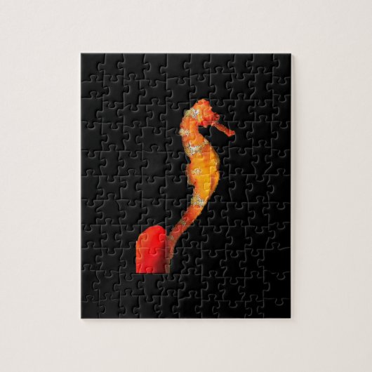 Schönes Seepferd vorne Puzzle (Vertikal)