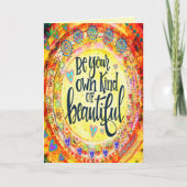 "Schönes Selbst" Inspirivity Card Karte (Vorderseite)