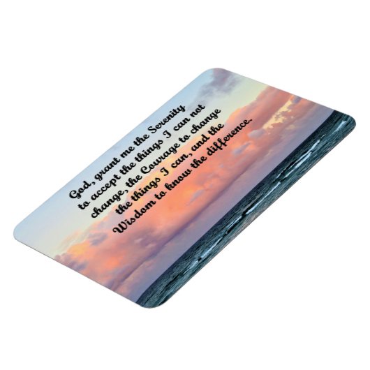 SCHÖNES SERENITY PRAYER MAGNET (Linke Seite)