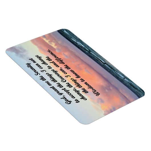 SCHÖNES SERENITY PRAYER MAGNET (Rechte Seite)