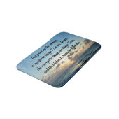 SCHÖNES SERENITY PRAYER OCEE FOTO BADEMATTE (Schrägansicht)