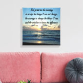 SCHÖNES SERENITY PRAYER OCEE FOTO LEINWANDDRUCK (Insitu (Wohnzimmer))