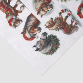 Schönes Set Weihnachts-Pferd Fussy Cuts Set 2 Seidenpapier (Ausschnitt)