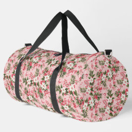 Schönes Shabby Chic Rosa Weihnachten Duffle Bag