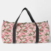 Schönes Shabby Chic Rosa Weihnachten Duffle Bag (Vorderseite)