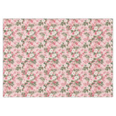 Schönes Shabby Chic Rosa Weihnachten Tischdecke (Vorderseite (Horizontal))