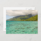 Schönes Sheraton Resort in Moorea, Französisch Postkarte (Vorne/Hinten)