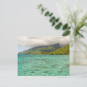 Schönes Sheraton Resort in Moorea, Französisch Postkarte (Stehend Vorderseite)