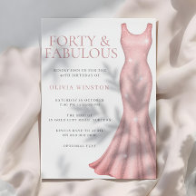 Schönes Shimmer Dress 40. Geburtstag Party