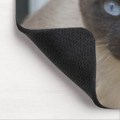 Schönes Siegel Point Siamese Katze Mousepad (Ecke)