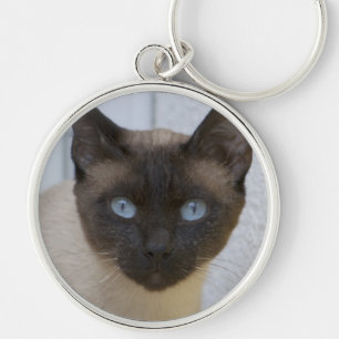 Schönes Siegel Point Siamese Katze Schlüsselanhänger