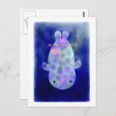 Schönes Siegel Postkarte (Vorne/Hinten)