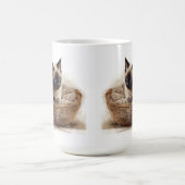 SCHÖNES SIEGEL PUNKT SIAMESISCHE KÜCHE IN BASKET KAFFEETASSE (Mittel)