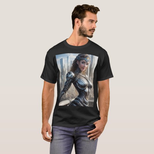 Schönes SilverCyborg T-Shirt (Vorne ganz)