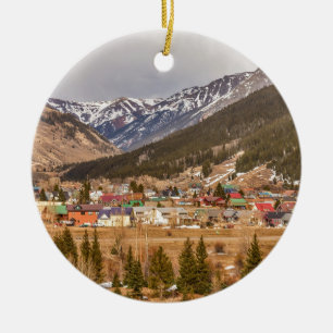 Schönes Silverton Colorado Keramik Ornament