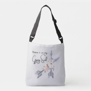 Schönes "Sinti und Roma Soul" Crossbody Tote Bag Tragetaschen Mit Langen Trägern