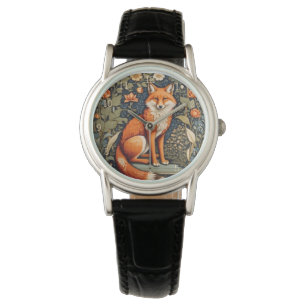 Schönes Sitzen Red Fox William Morris Inspiriert Armbanduhr